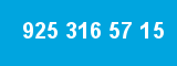 925 316 57 15 925 316 57 15